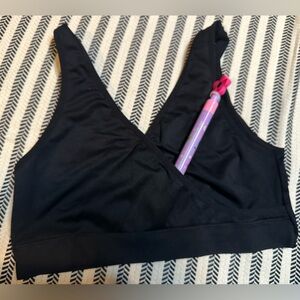 Auden breastfeeding Black bralette